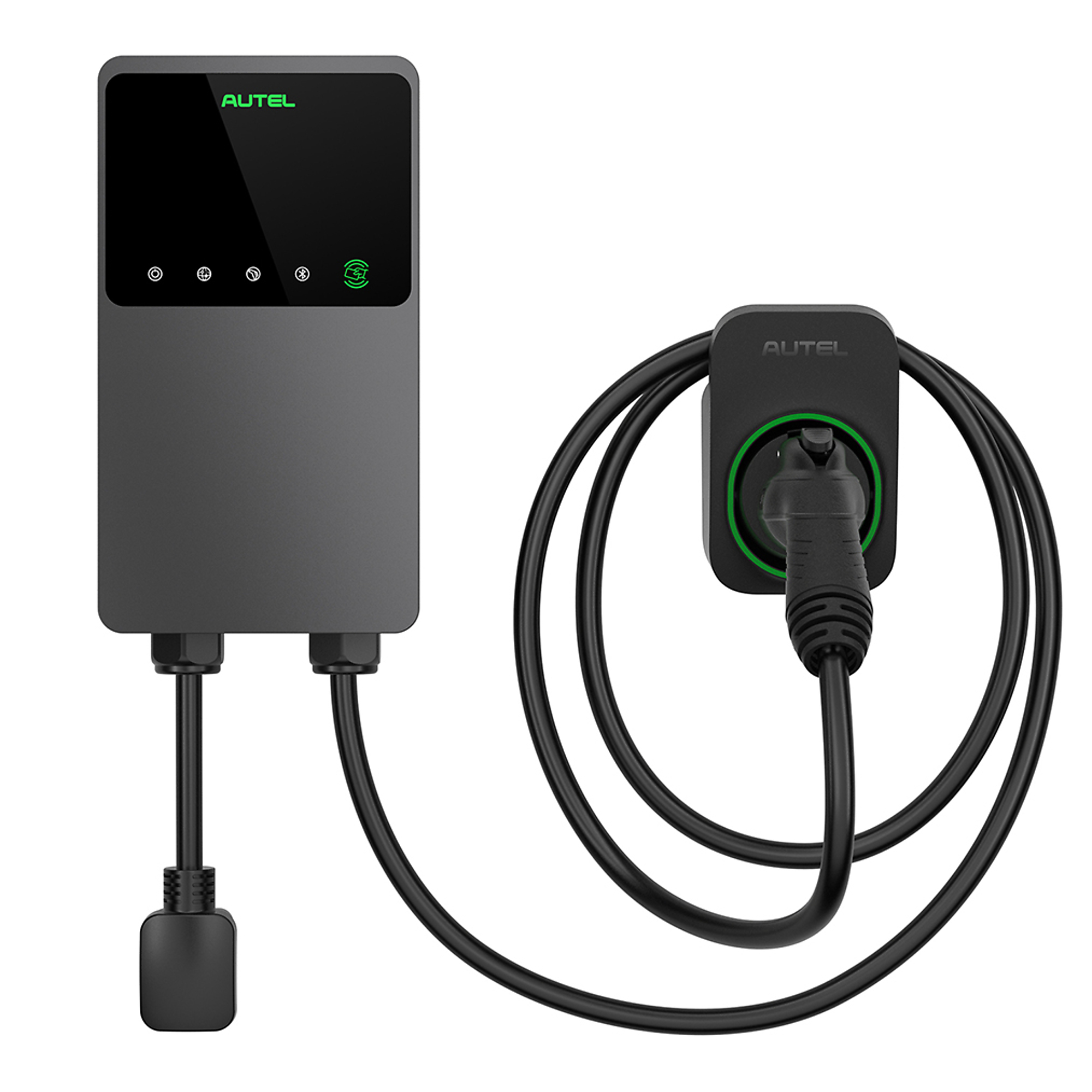 Autel Home EV Charger — 40A, Level 2, 240V, 25ft. Cable, NEMA 14-50 Plug, Side Holster, Model# MC40AP14S